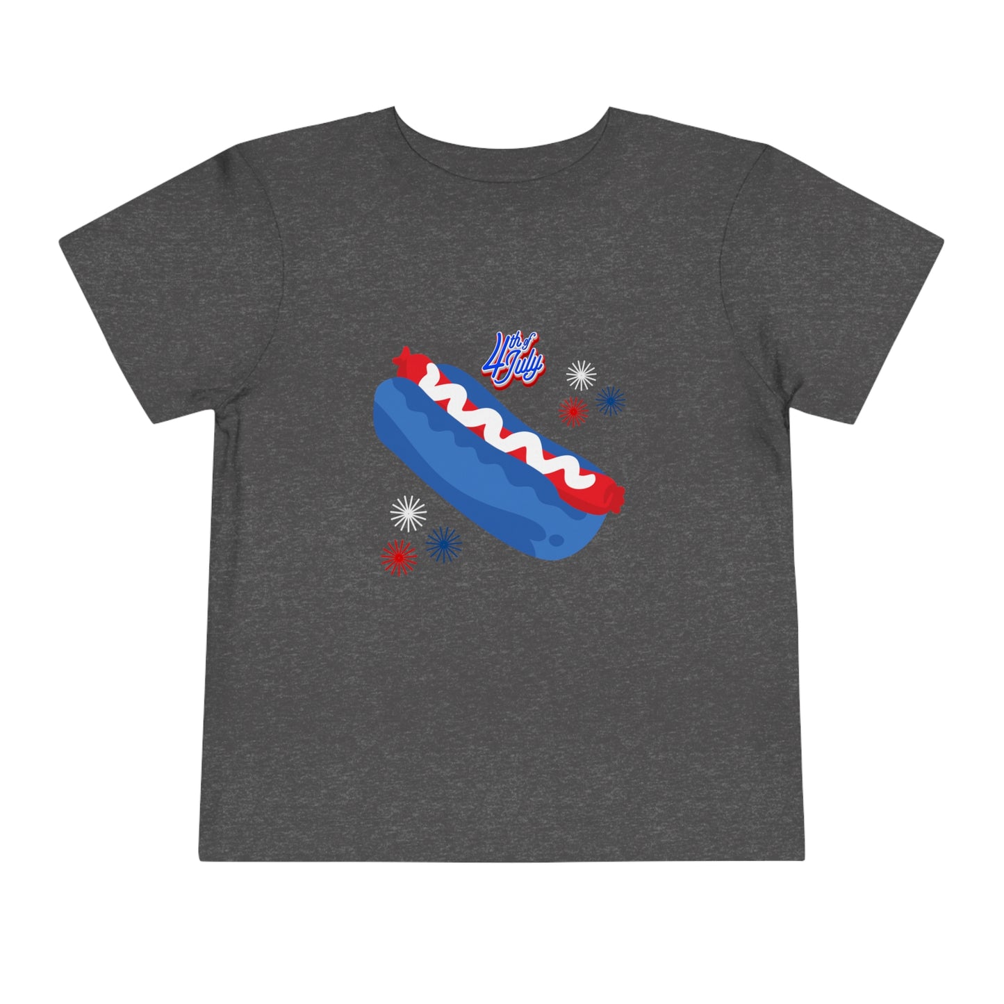 Patriotic USA Toddler Short Sleeve Tee 4th of July Trendy Shirt