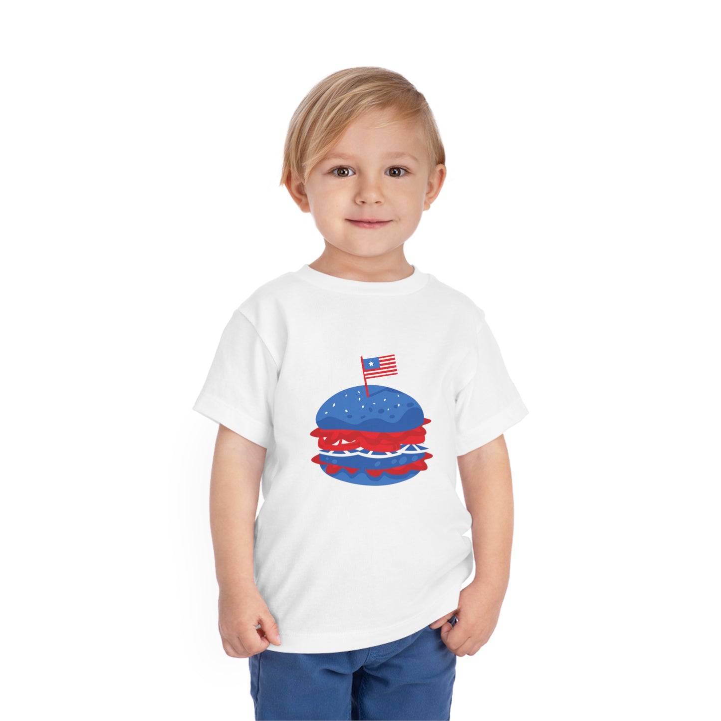 4TH of July America USA Patriotic Toddler Short Sleeve Tee