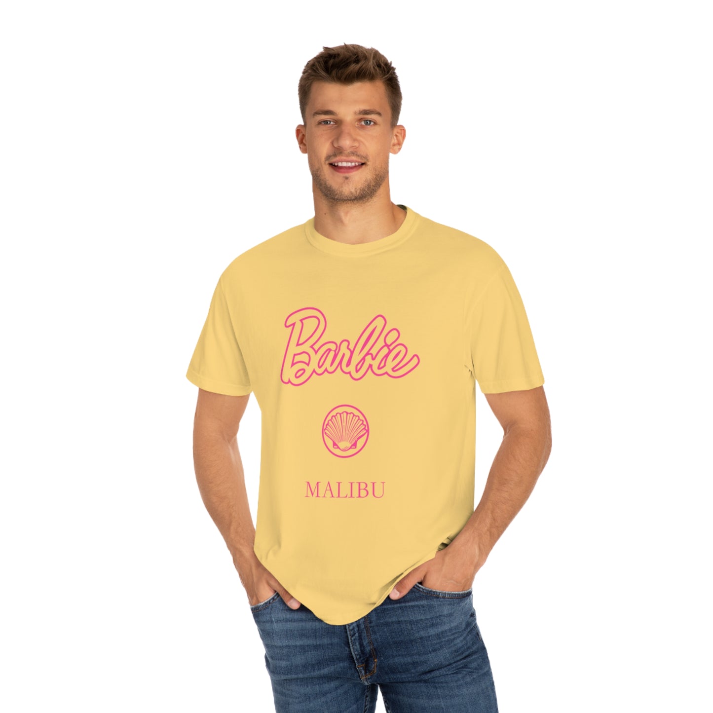 Malibu Barbie Comfort Colors Unisex Tee, Malibu Barbie, Barbie, Unisex Garment-Dyed T-shirt, Women Barbie, Free Shipping