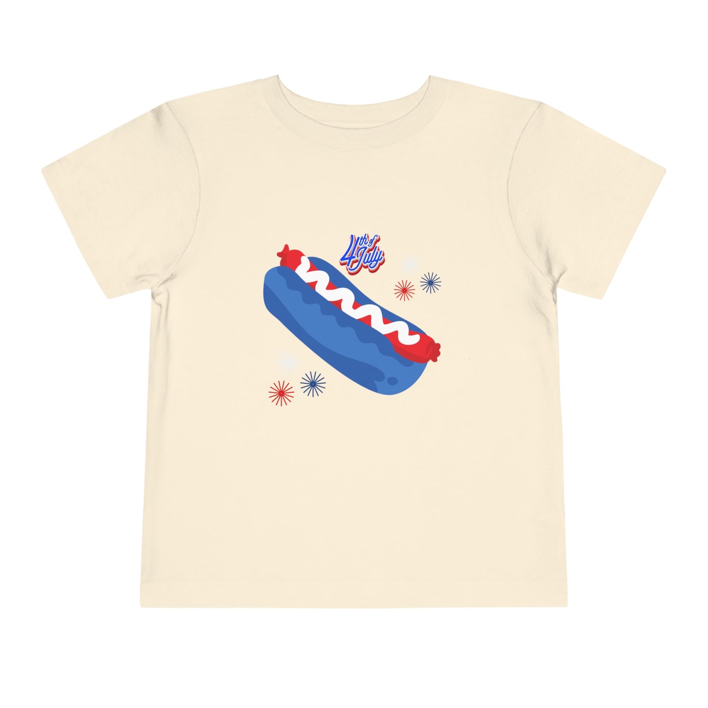 Patriotic USA Toddler Short Sleeve Tee 4th of July Trendy Shirt