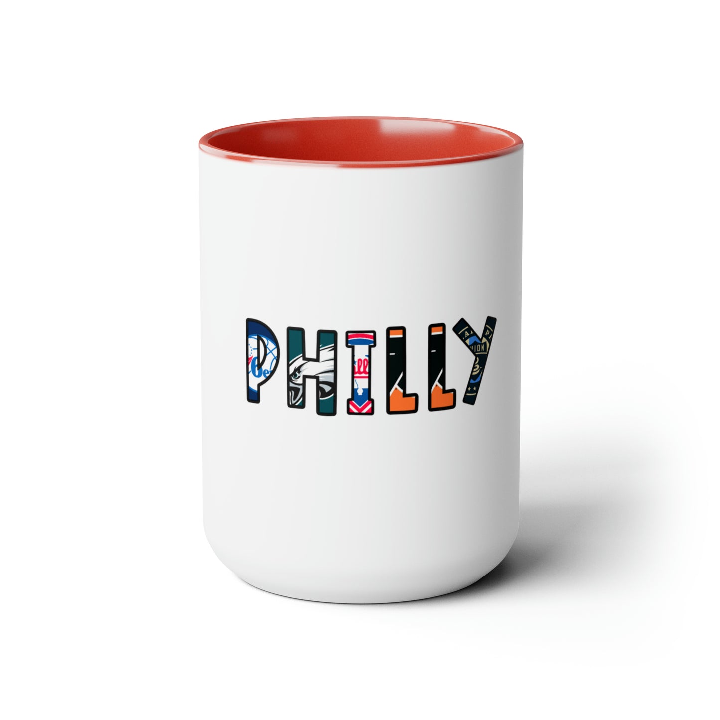 Philly, Philly Sports, Two-Tone Coffee Mugs, 15oz