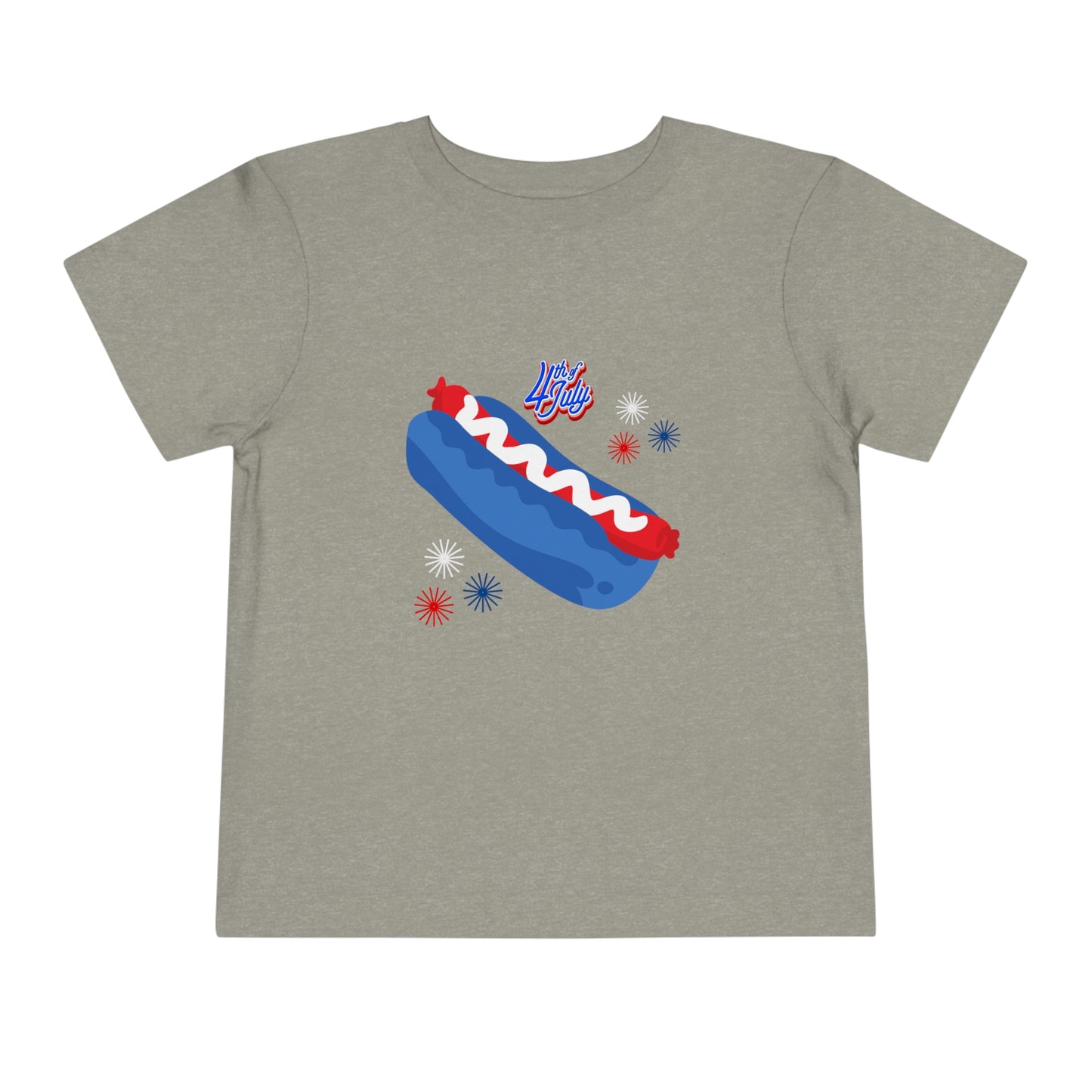 Patriotic USA Toddler Short Sleeve Tee 4th of July Trendy Shirt