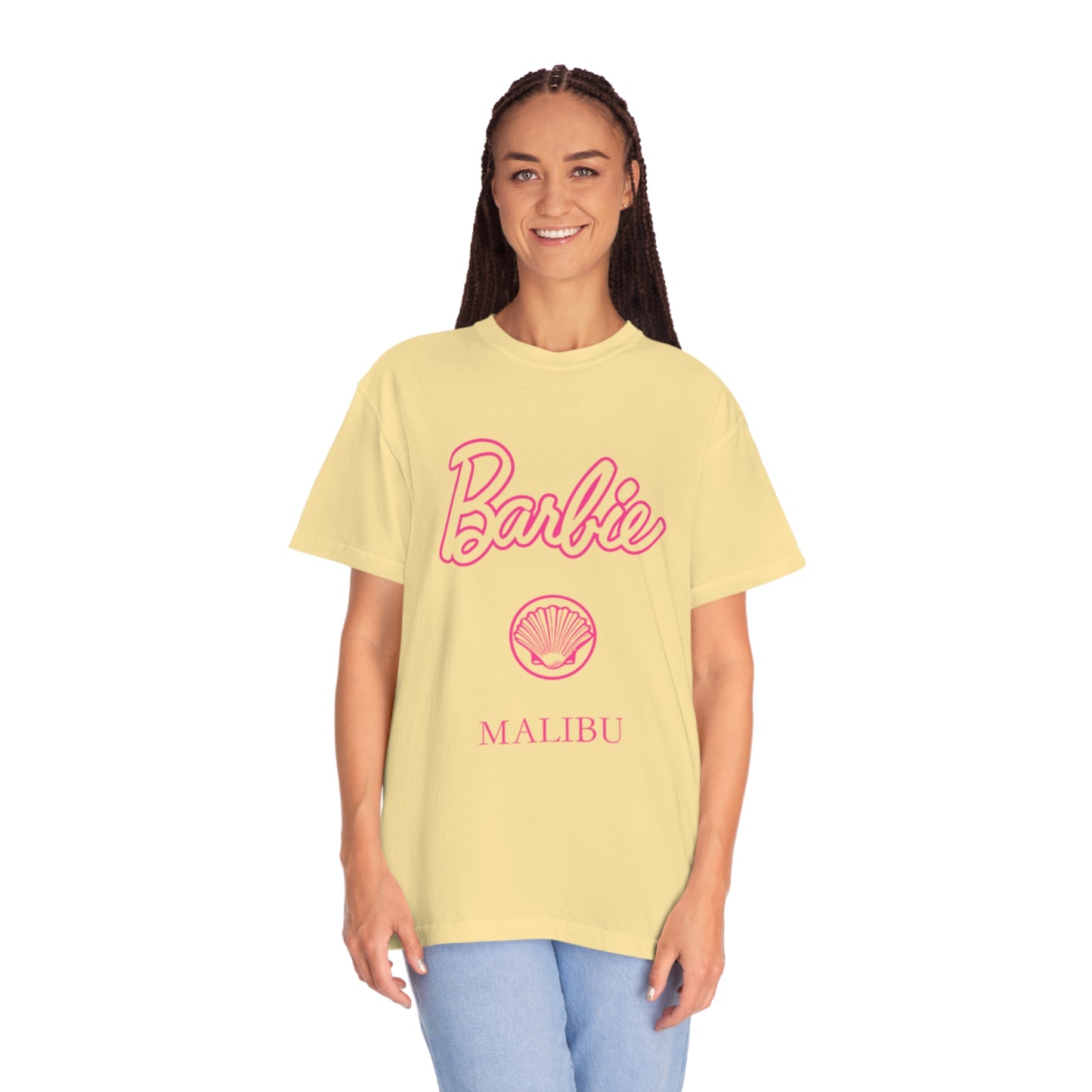 Malibu Barbie Comfort Colors Unisex Tee, Malibu Barbie, Barbie, Unisex Garment-Dyed T-shirt, Women Barbie, Free Shipping