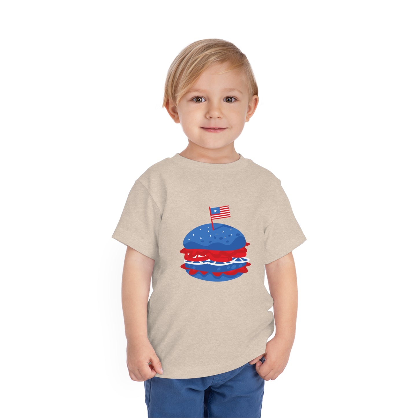 4TH of July America USA Patriotic Toddler Short Sleeve Tee