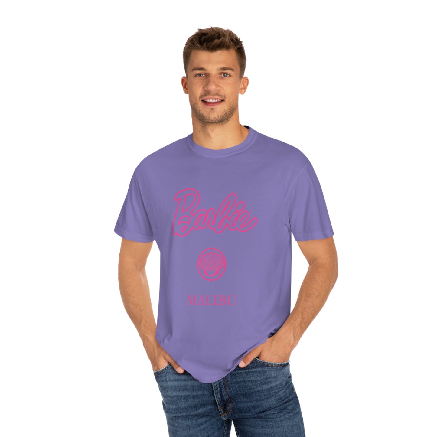 Malibu Barbie Comfort Colors Unisex Tee, Malibu Barbie, Barbie, Unisex Garment-Dyed T-shirt, Women Barbie, Free Shipping