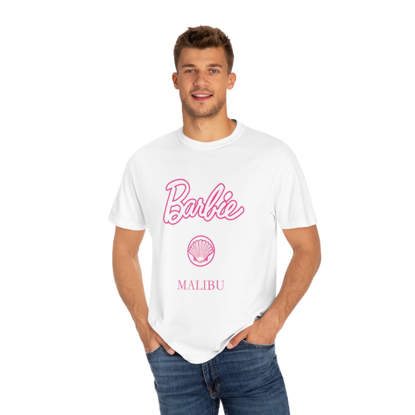 Malibu Barbie Comfort Colors Unisex Tee, Malibu Barbie, Barbie, Unisex Garment-Dyed T-shirt, Women Barbie, Free Shipping