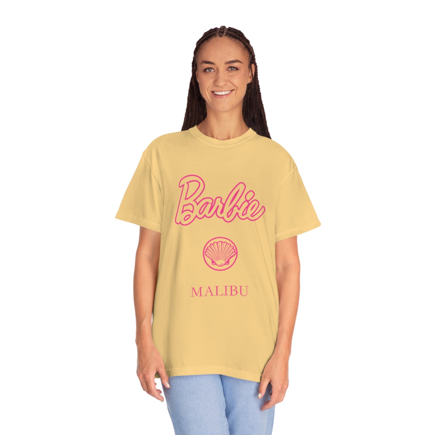 Malibu Barbie Comfort Colors Unisex Tee, Malibu Barbie, Barbie, Unisex Garment-Dyed T-shirt, Women Barbie, Free Shipping