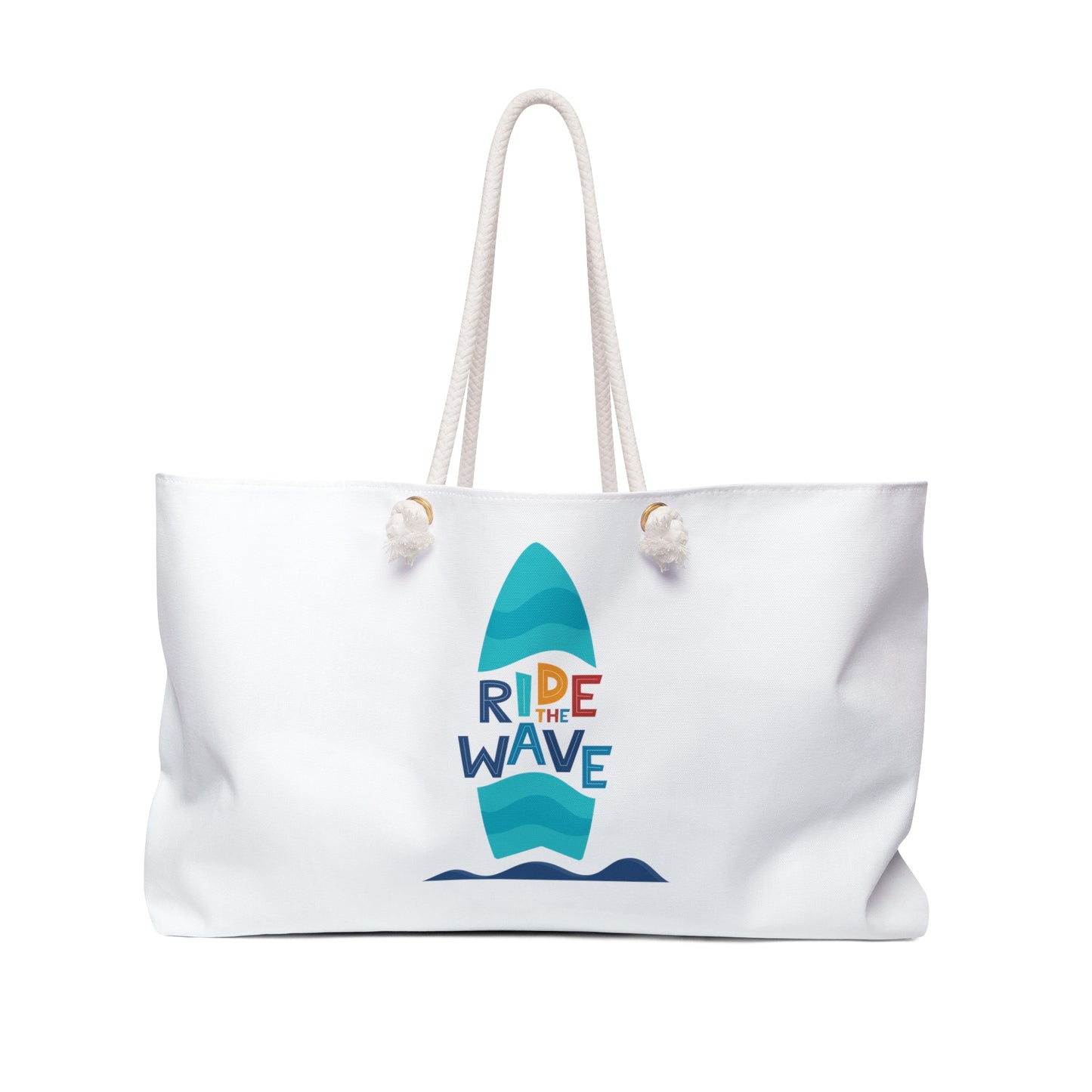 Ride the Wave, Summer Bag, Weekender Bag, Beach Bag, Free Shipping