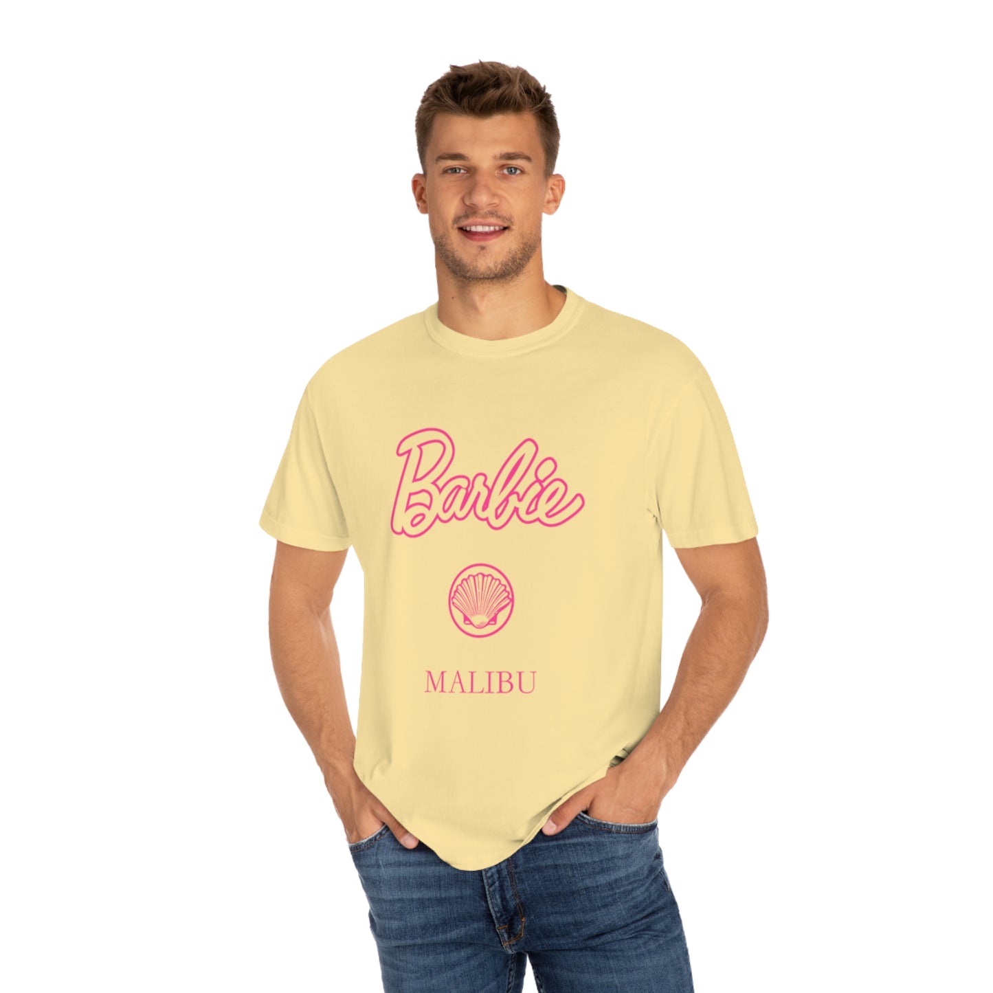 Malibu Barbie Comfort Colors Unisex Tee, Malibu Barbie, Barbie, Unisex Garment-Dyed T-shirt, Women Barbie, Free Shipping