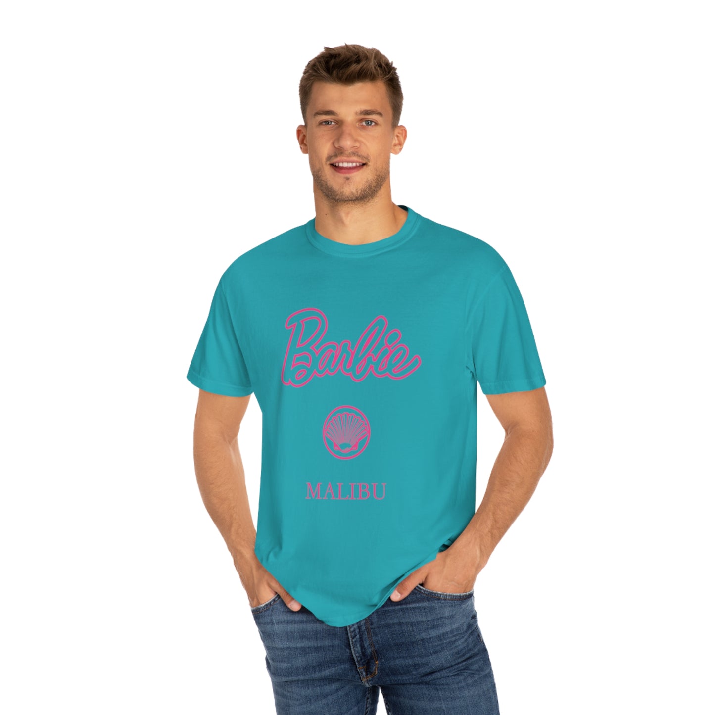 Malibu Barbie Comfort Colors Unisex Tee, Malibu Barbie, Barbie, Unisex Garment-Dyed T-shirt, Women Barbie, Free Shipping