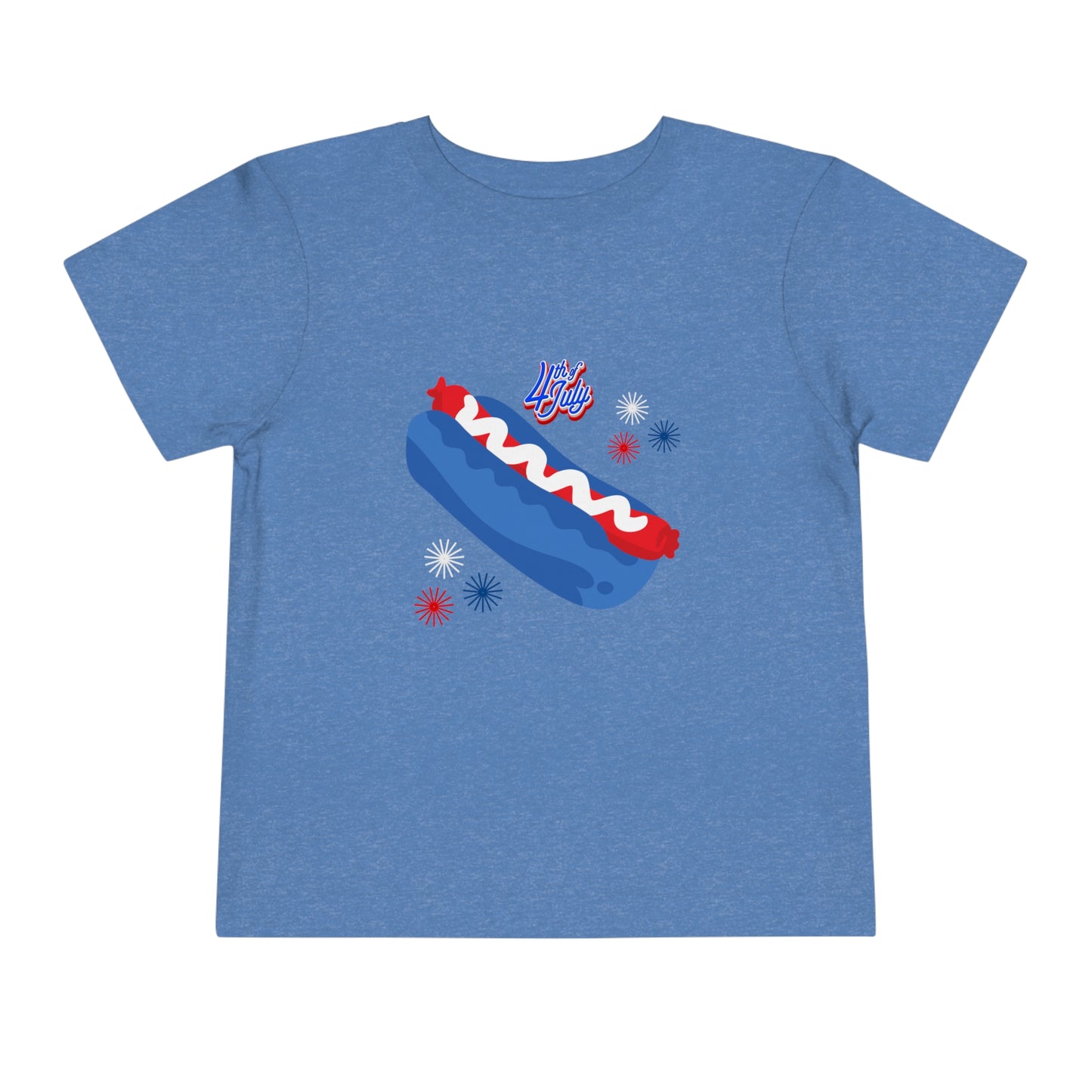 Patriotic USA Toddler Short Sleeve Tee 4th of July Trendy Shirt