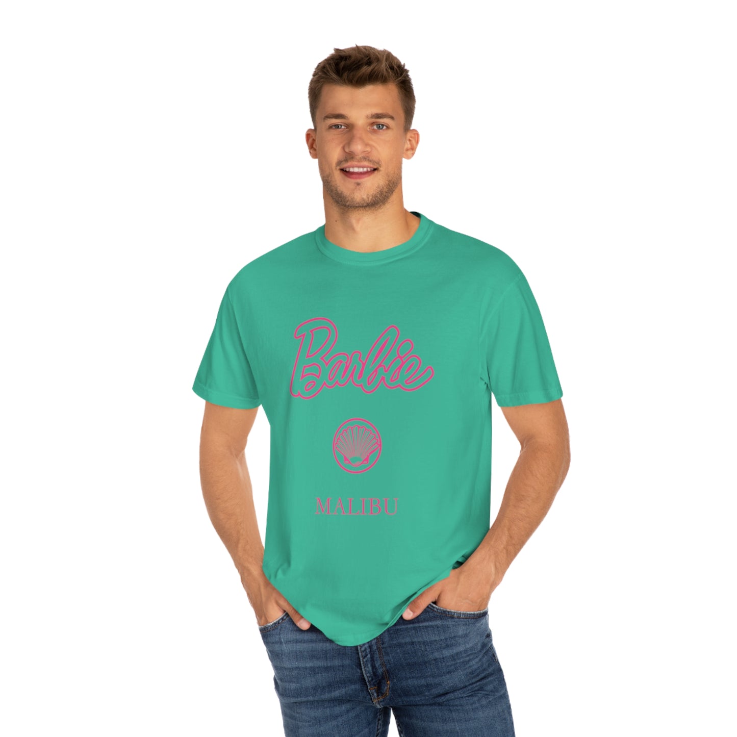 Malibu Barbie Comfort Colors Unisex Tee, Malibu Barbie, Barbie, Unisex Garment-Dyed T-shirt, Women Barbie, Free Shipping