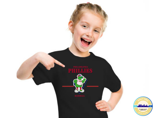 Philadelphia Phillies Phanatic Baseball Youth T Shirt, Youth Long Sleeve Shirt, Youth Crewneck Sweatshirt, Youth Hooded Sweatshirt, Toddler T Shirt, Toddler Long Sleeve Shirt, Toddler Crewneck Sweatshirt, Toddler Hooded Sweatshirt