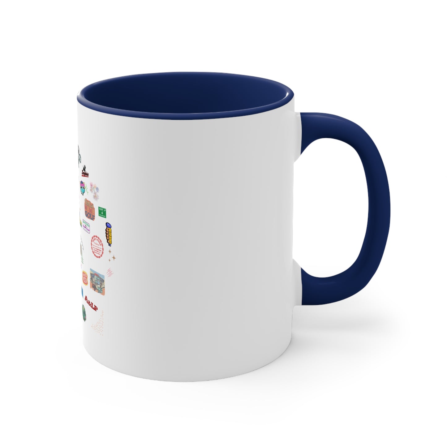 Wildwood Days Decals Store Logos Accent Coffee Mug, 11oz