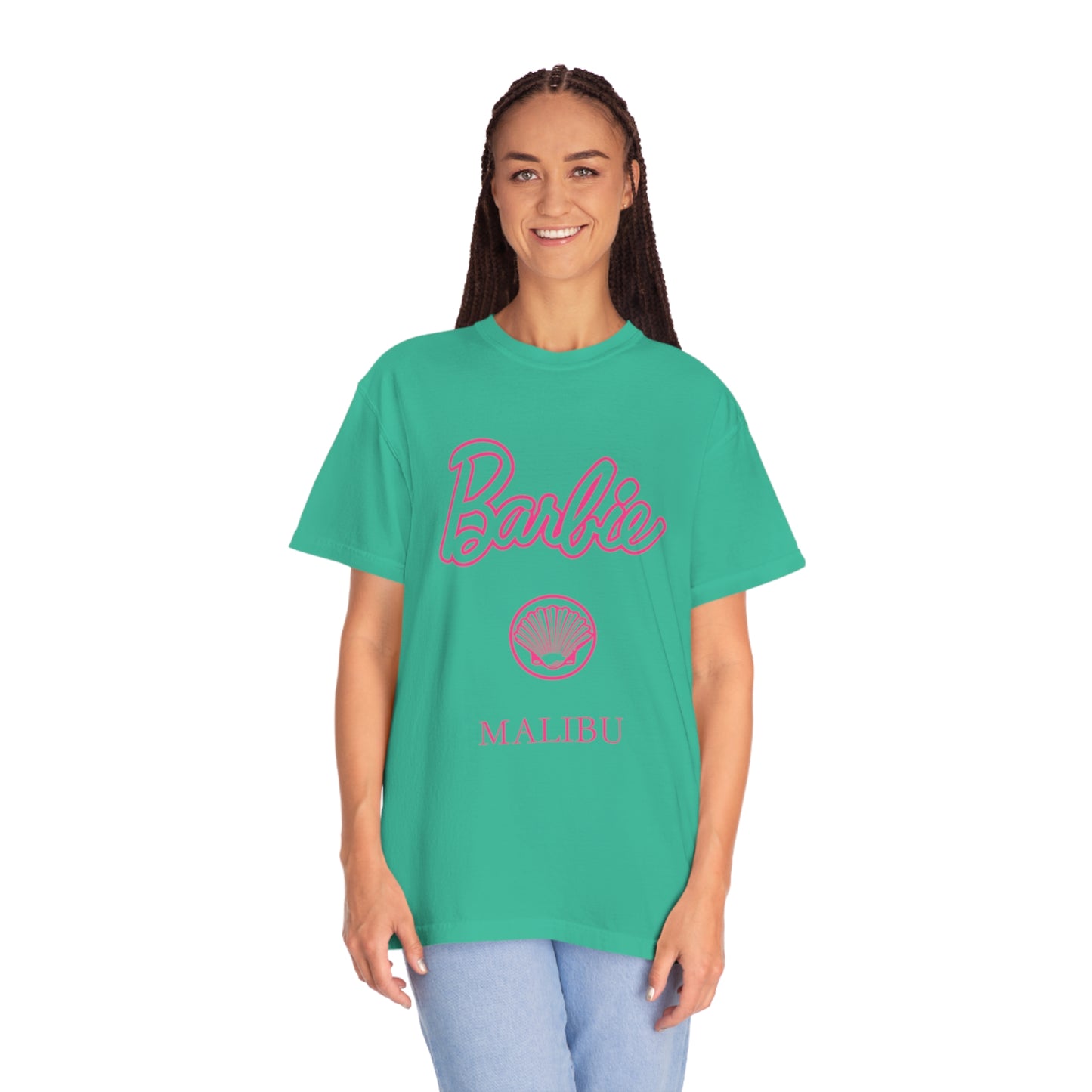 Malibu Barbie Comfort Colors Unisex Tee, Malibu Barbie, Barbie, Unisex Garment-Dyed T-shirt, Women Barbie, Free Shipping