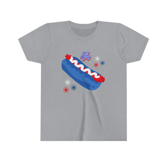 Patriotic USA Youth Short Sleeve Tee Kids 4th of July Tee