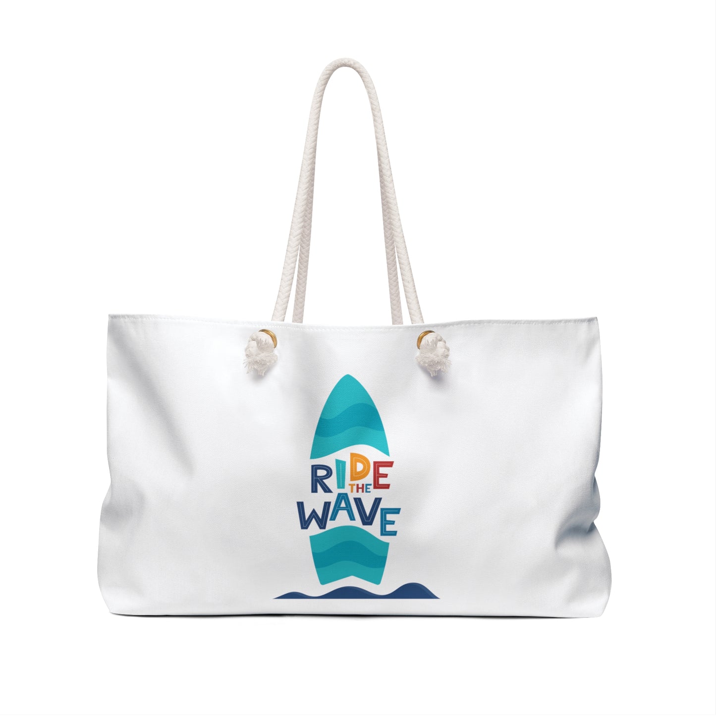 Ride the Wave, Summer Bag, Weekender Bag, Beach Bag, Free Shipping