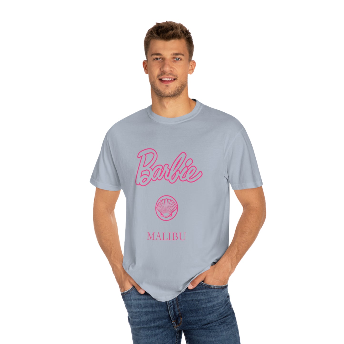 Malibu Barbie Comfort Colors Unisex Tee, Malibu Barbie, Barbie, Unisex Garment-Dyed T-shirt, Women Barbie, Free Shipping