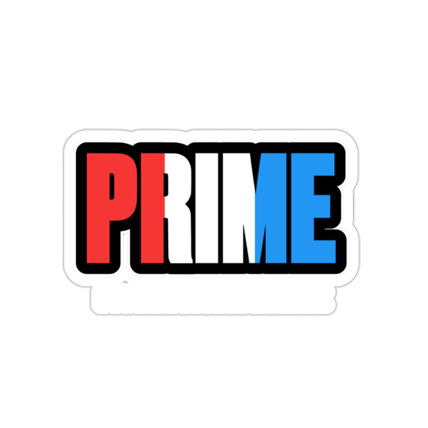 Prime Hydration Red White Blue Sticker, Prime Sticker, Kiss-Cut Stickers, Free Shipping, Stickers