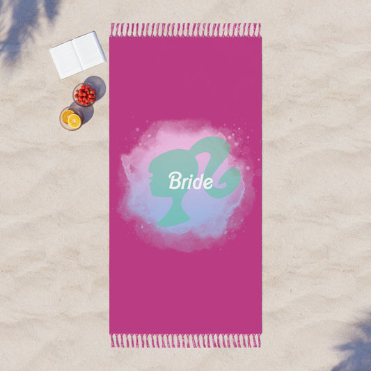Barbie, Barbie Bride Beach Towel, Boho Beach Cloth, Free Shipping