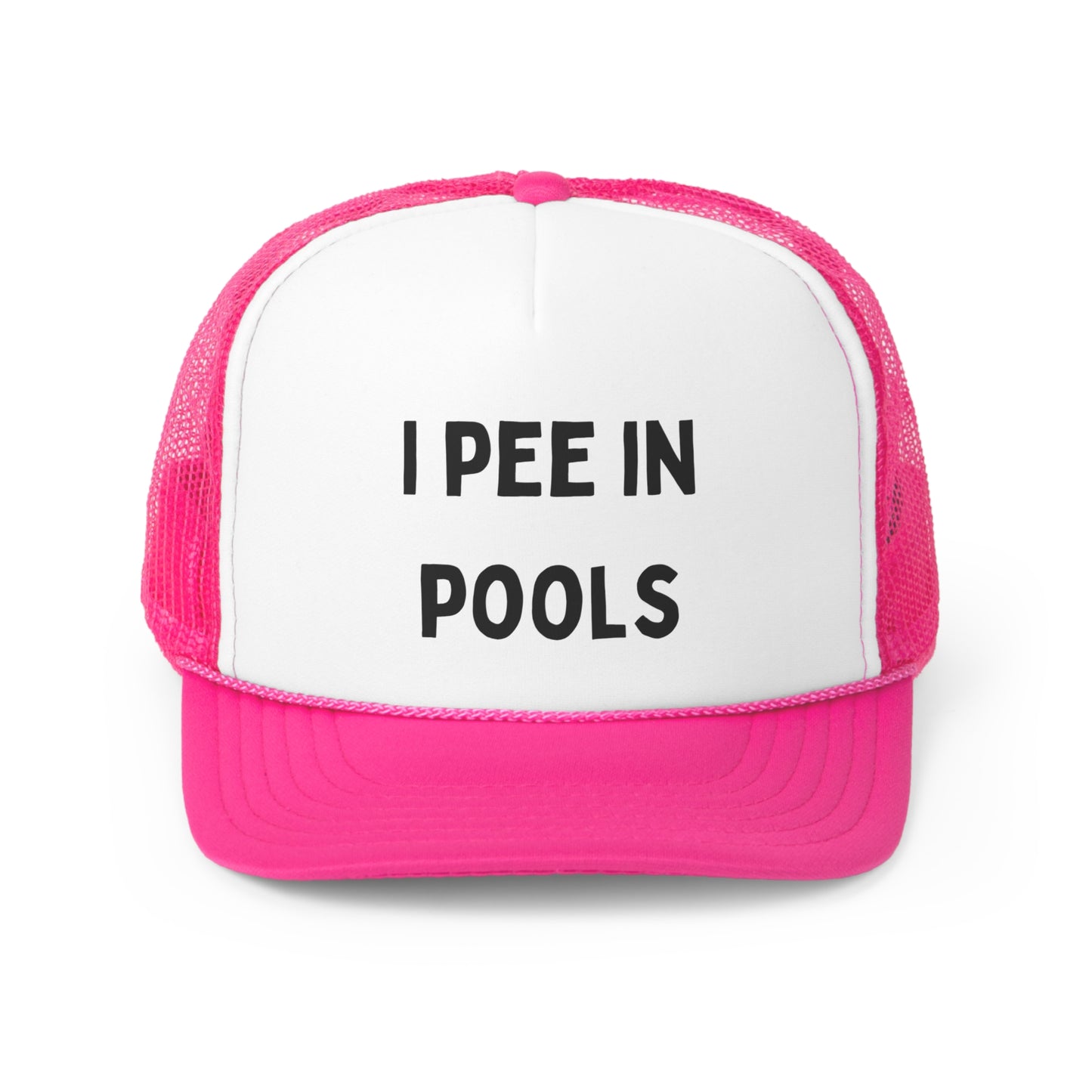 I Pee in Pools Funny Summer Hat Trucker Caps, Free Shipping