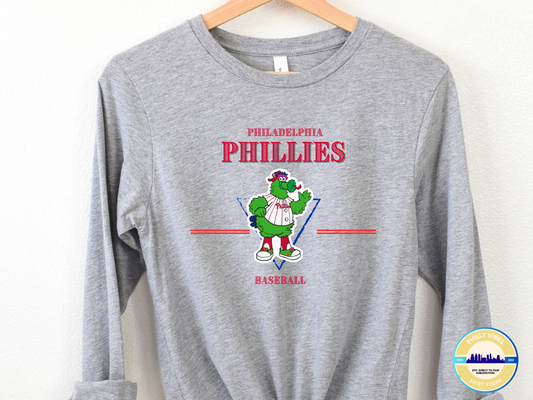 Philadelphia Phillies Phanatic Mascot T Shirt, Long Sleeve Shirt, Crewneck Sweatshirt, Hooded Sweatshirt, Hoodie, Tee