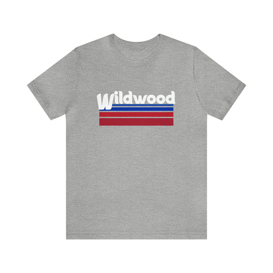 Wildwood Vintage Phillies Font Unisex Jersey Short Sleeve Tee