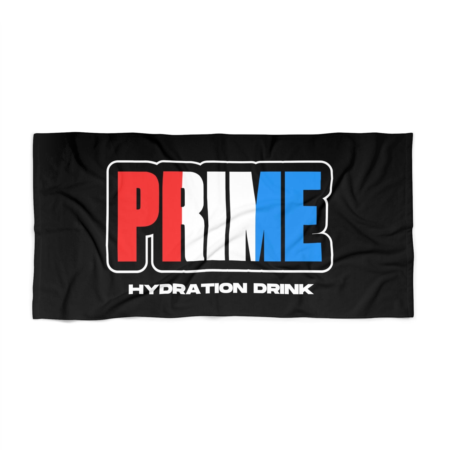 Prime Hydration Red White and Blue Beach Towel, Free Shipping