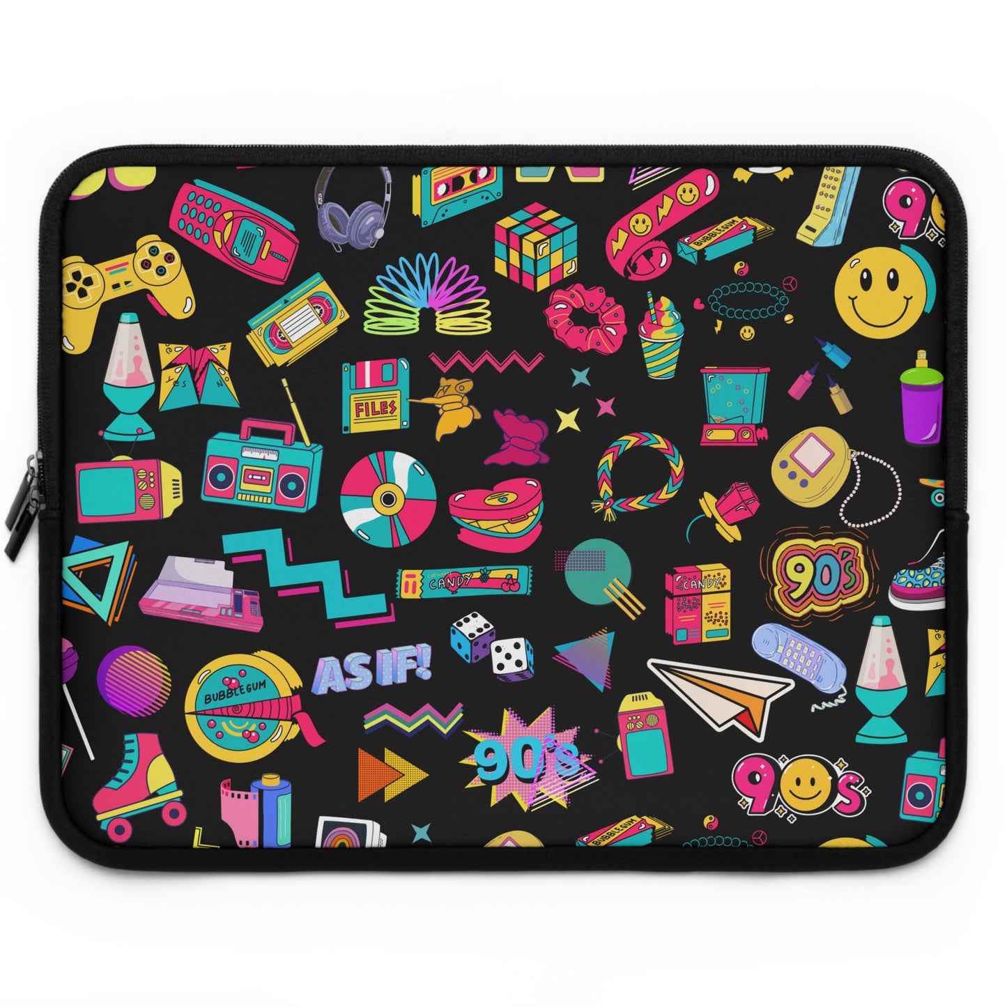 90s Laptop Sleeve, Old School, Free Shipping, School