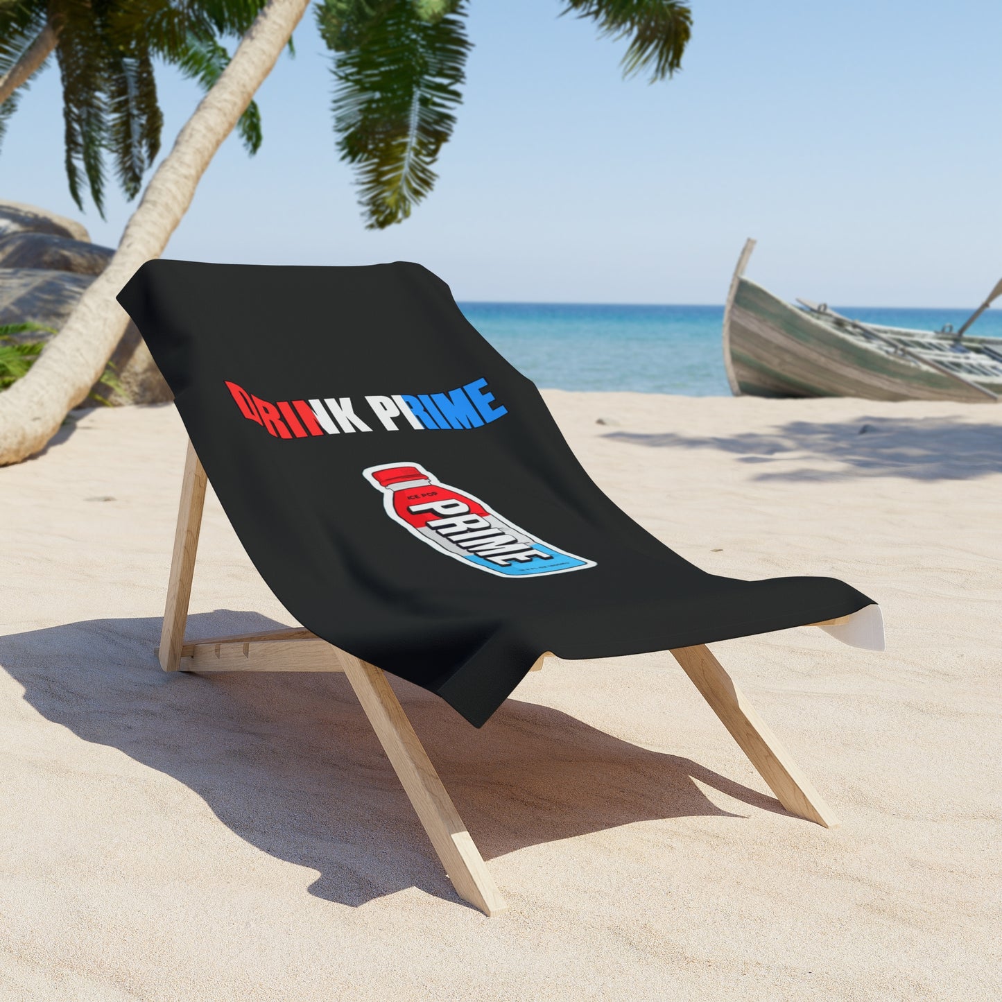 Drink Prime Hydration Beach Towel, Free Shipping