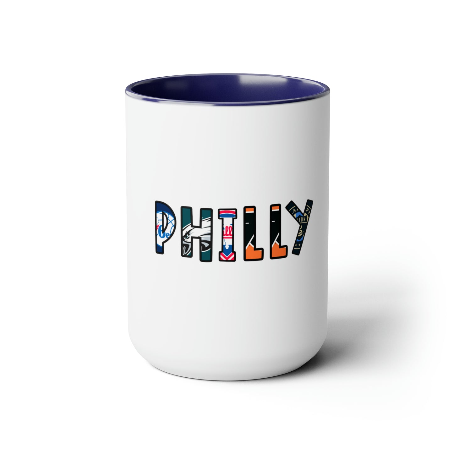 Philly, Philly Sports, Two-Tone Coffee Mugs, 15oz