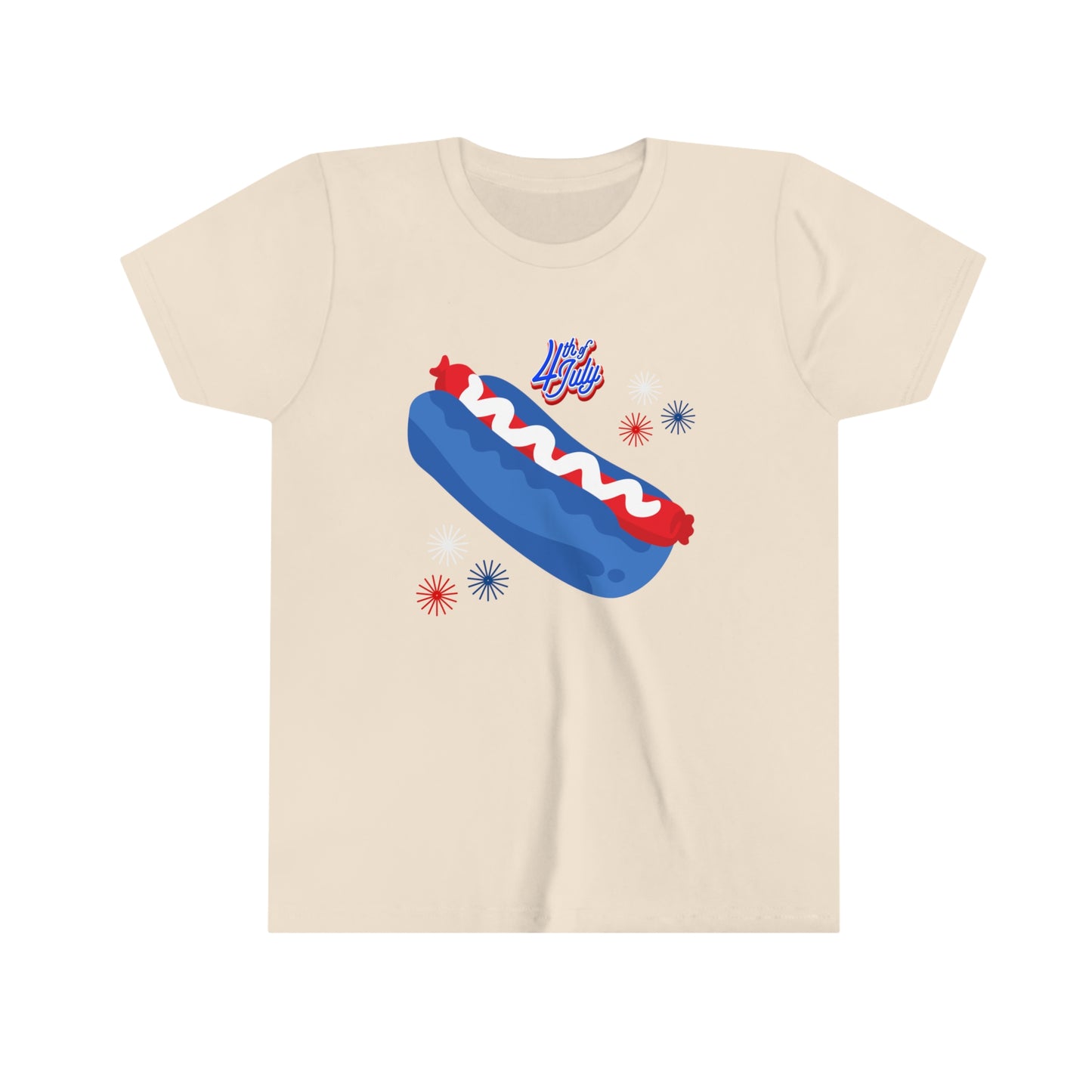 Patriotic USA Youth Short Sleeve Tee Kids 4th of July Tee