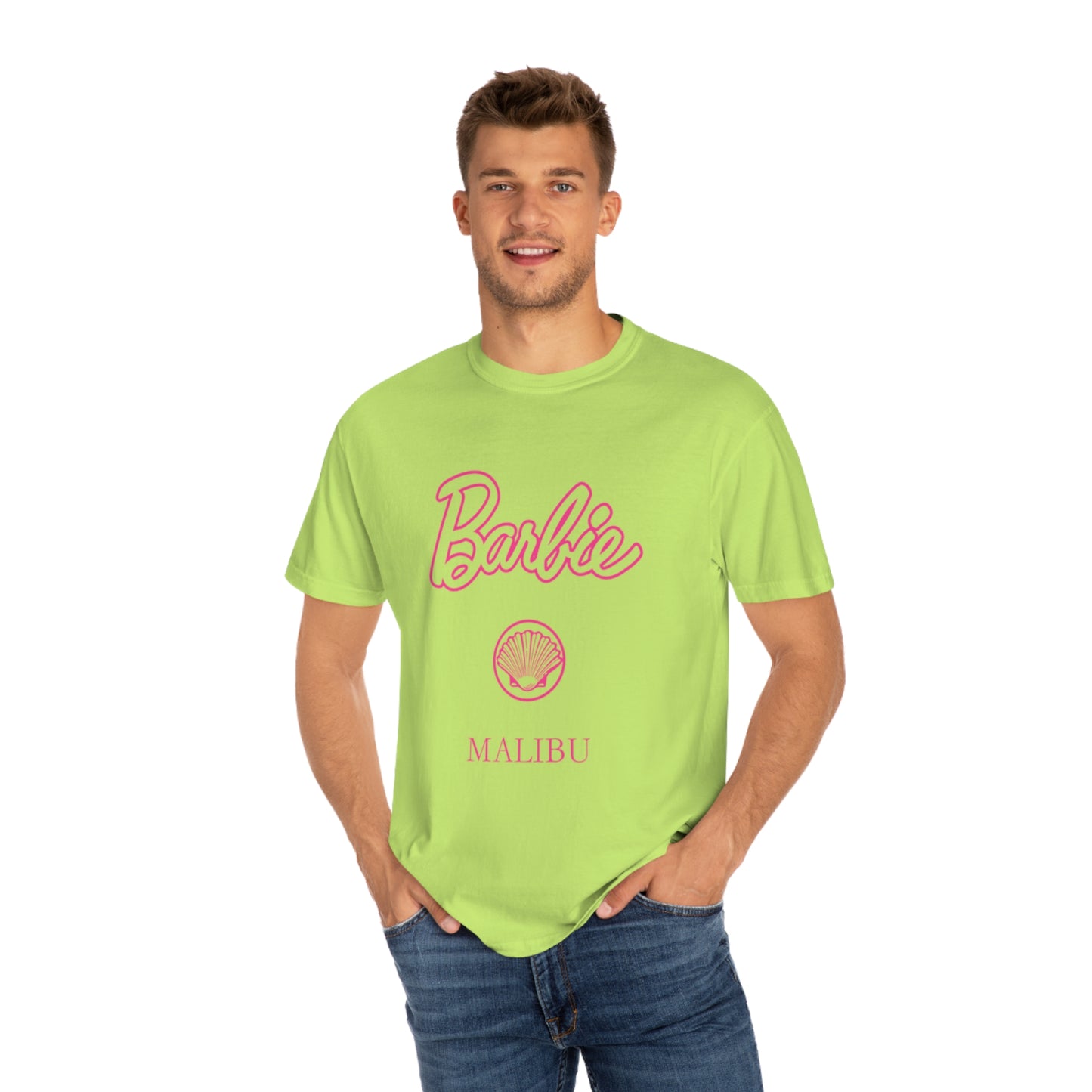 Malibu Barbie Comfort Colors Unisex Tee, Malibu Barbie, Barbie, Unisex Garment-Dyed T-shirt, Women Barbie, Free Shipping