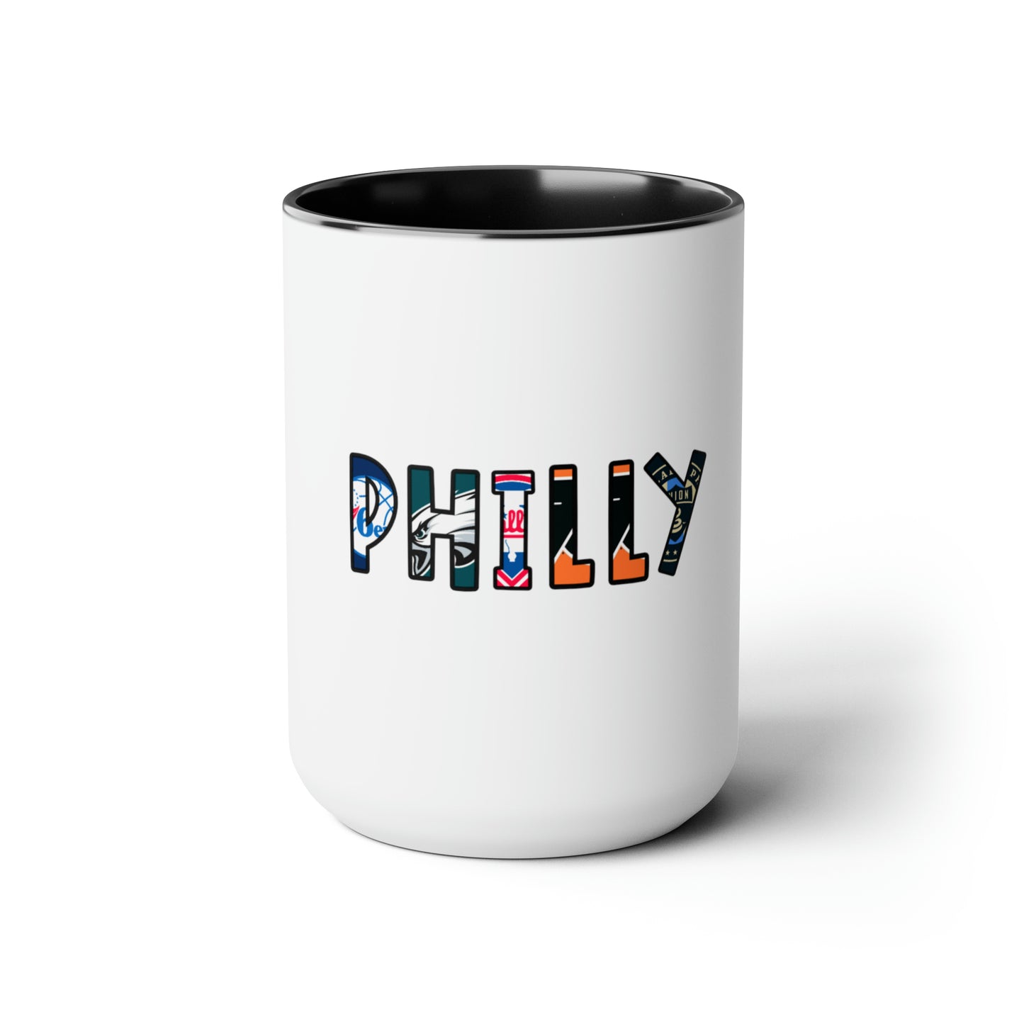 Philly, Philly Sports, Two-Tone Coffee Mugs, 15oz