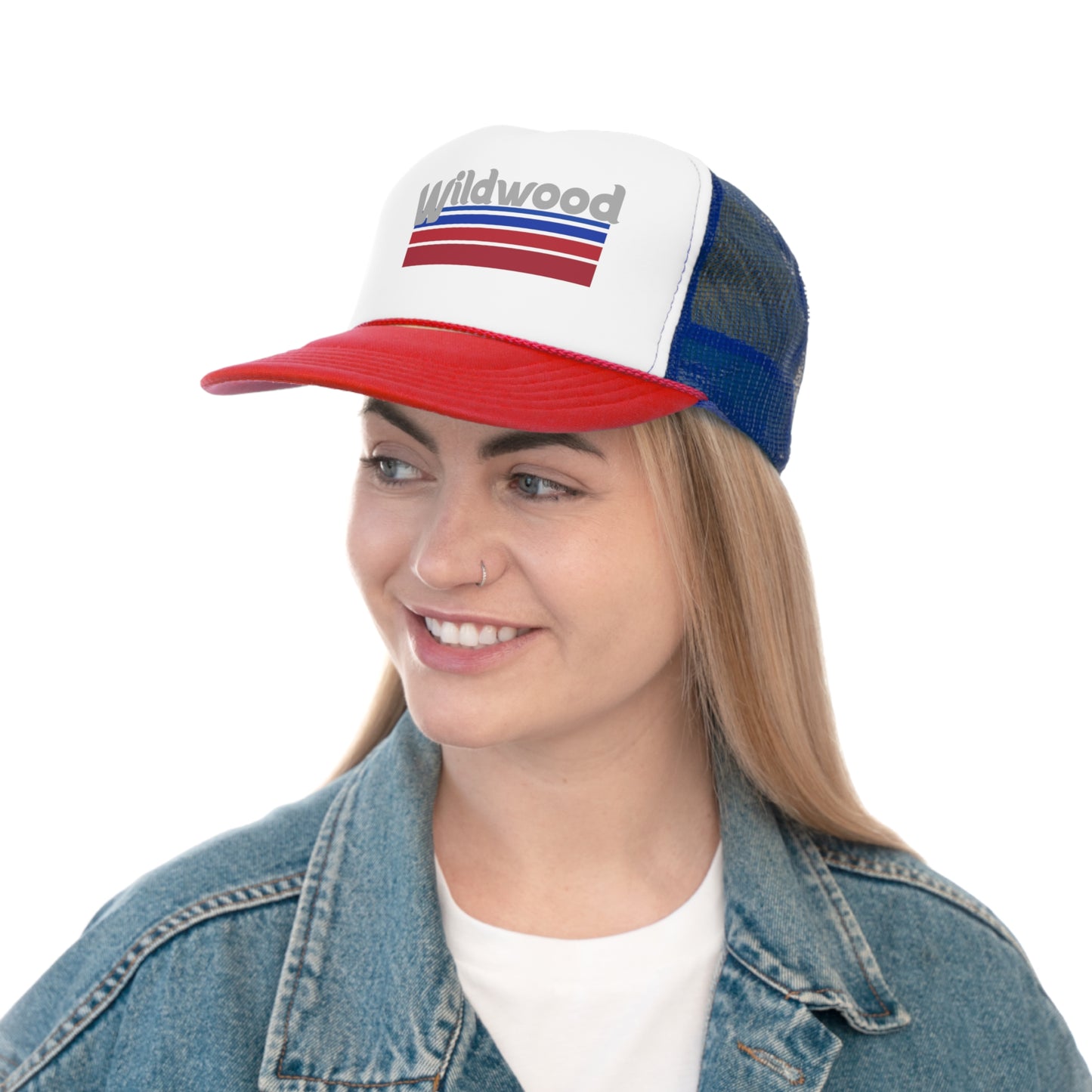 Wildwood Retro Phillies Font Hat Trucker Caps