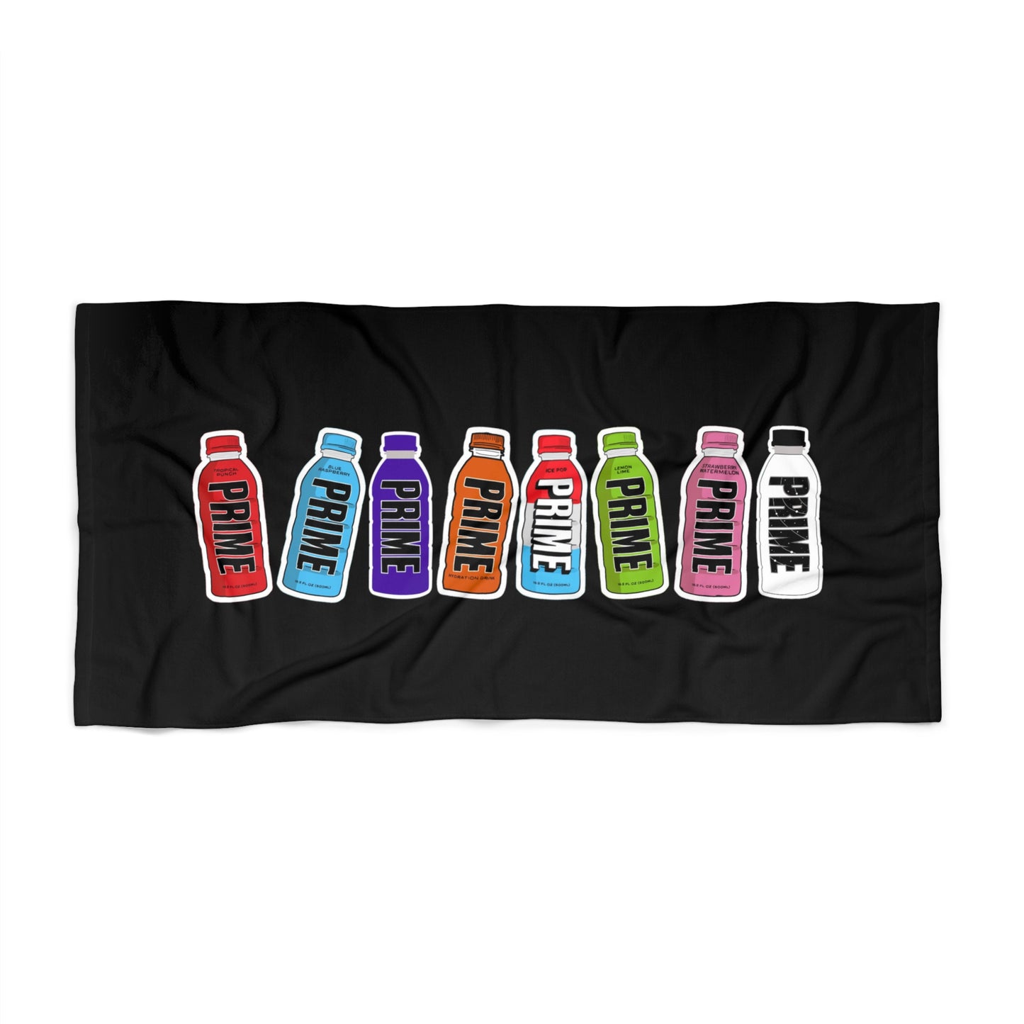 Prime Hydration Water Drink Beach Towel, Free Shipping