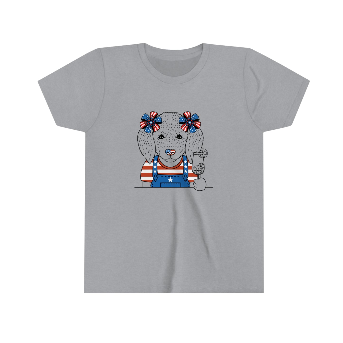 4th of July American Patriotic Youth Short Sleeve Tee