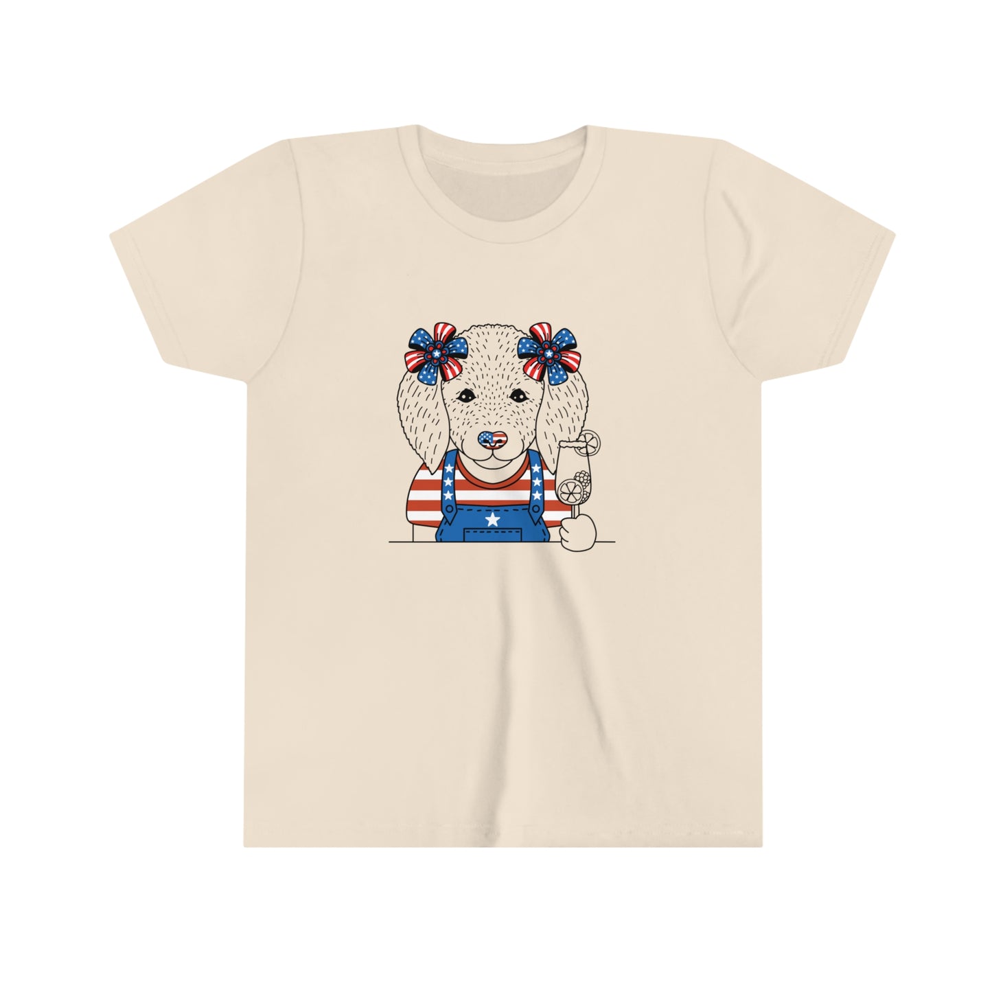 4th of July American Patriotic Youth Short Sleeve Tee