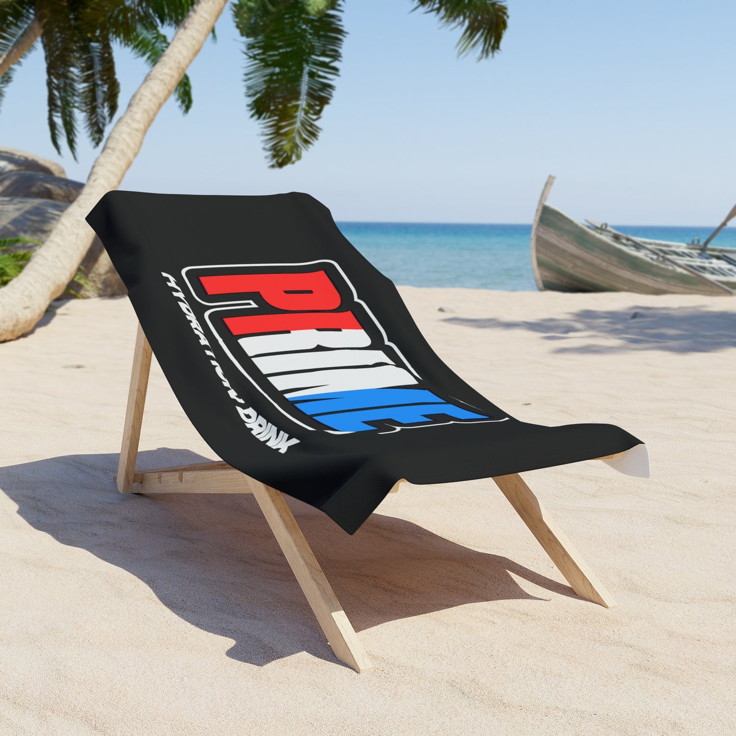 Prime Hydration Red White and Blue Beach Towel, Free Shipping