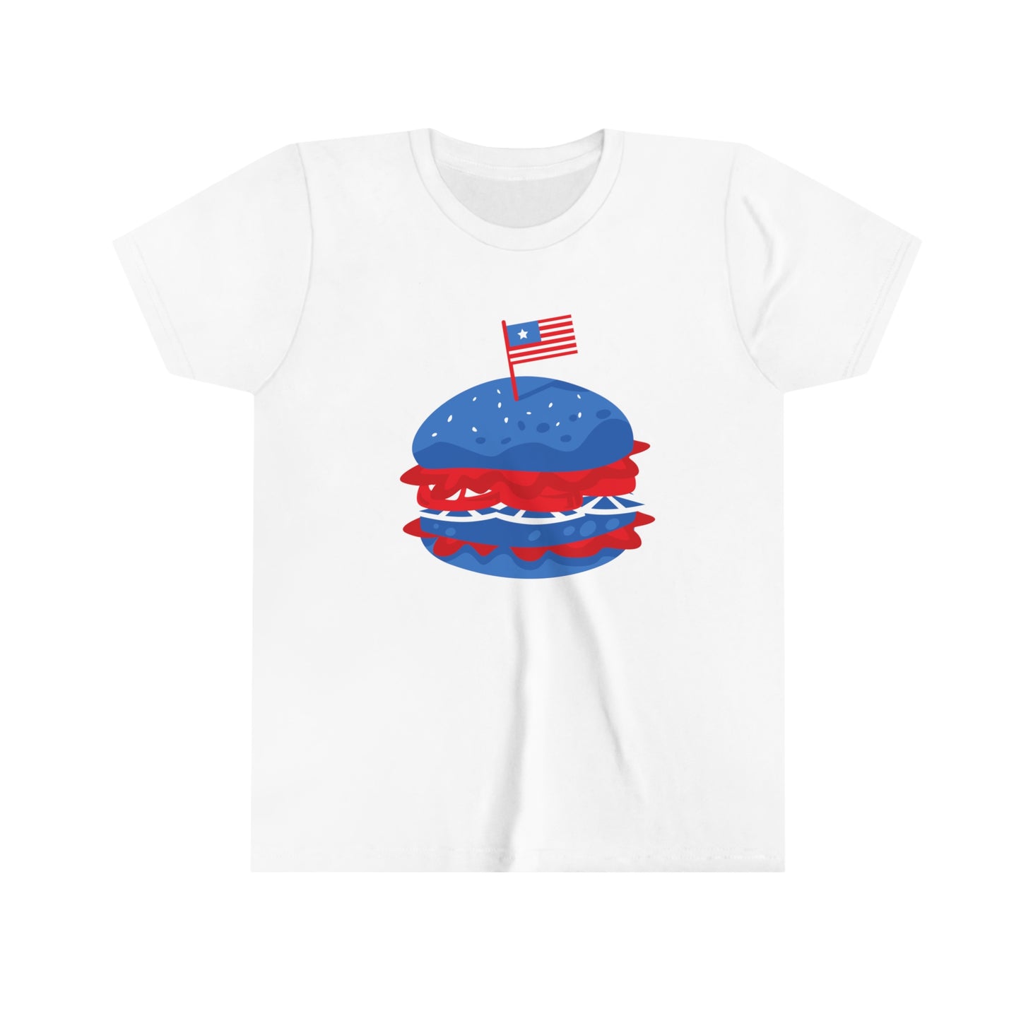 4th of July Patriotic USA Youth Short Sleeve Tee