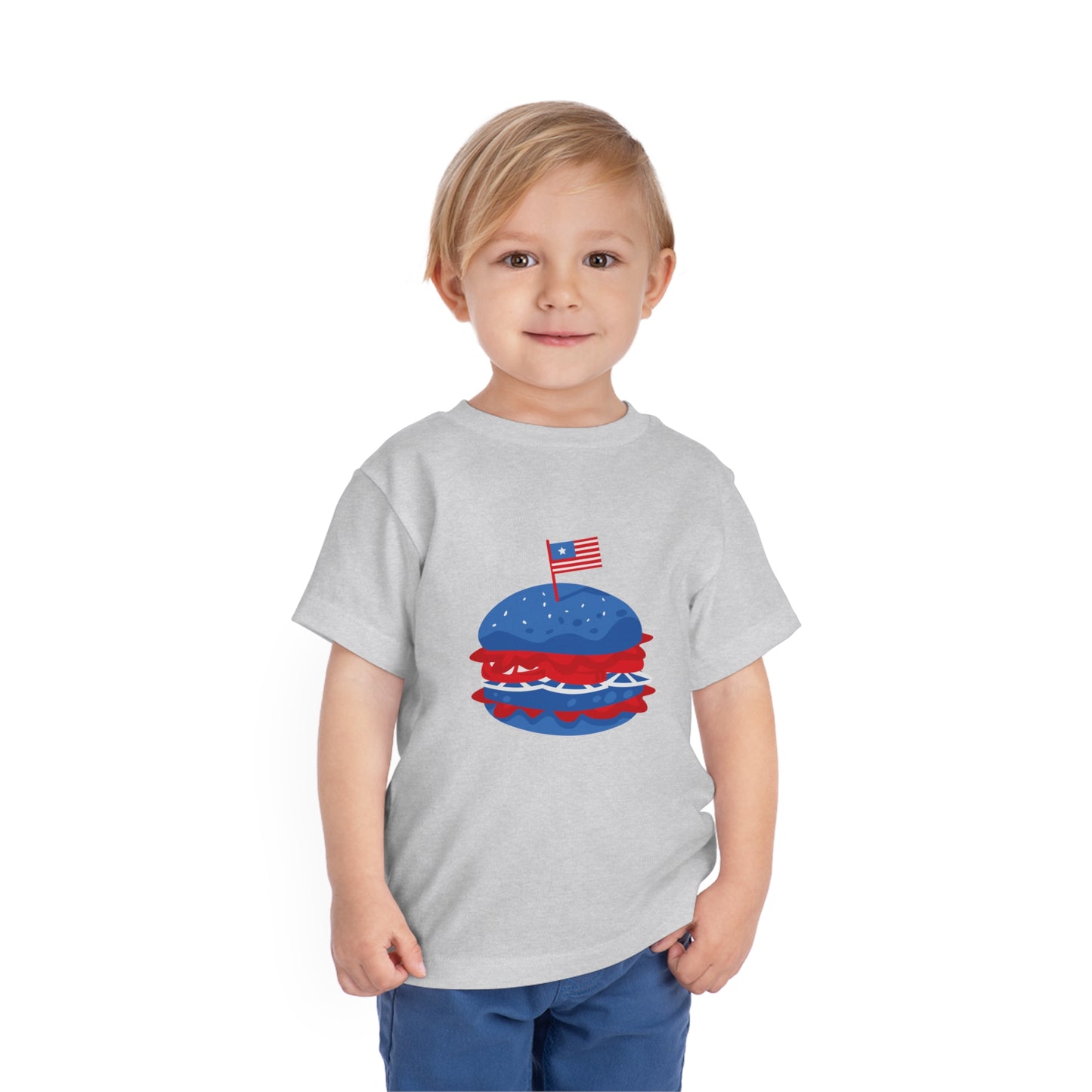 4TH of July America USA Patriotic Toddler Short Sleeve Tee