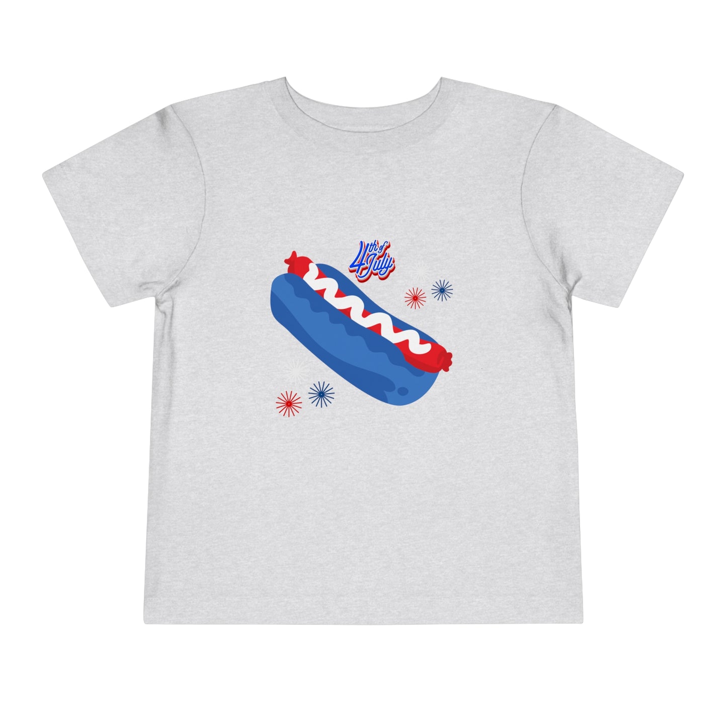 Patriotic USA Toddler Short Sleeve Tee 4th of July Trendy Shirt