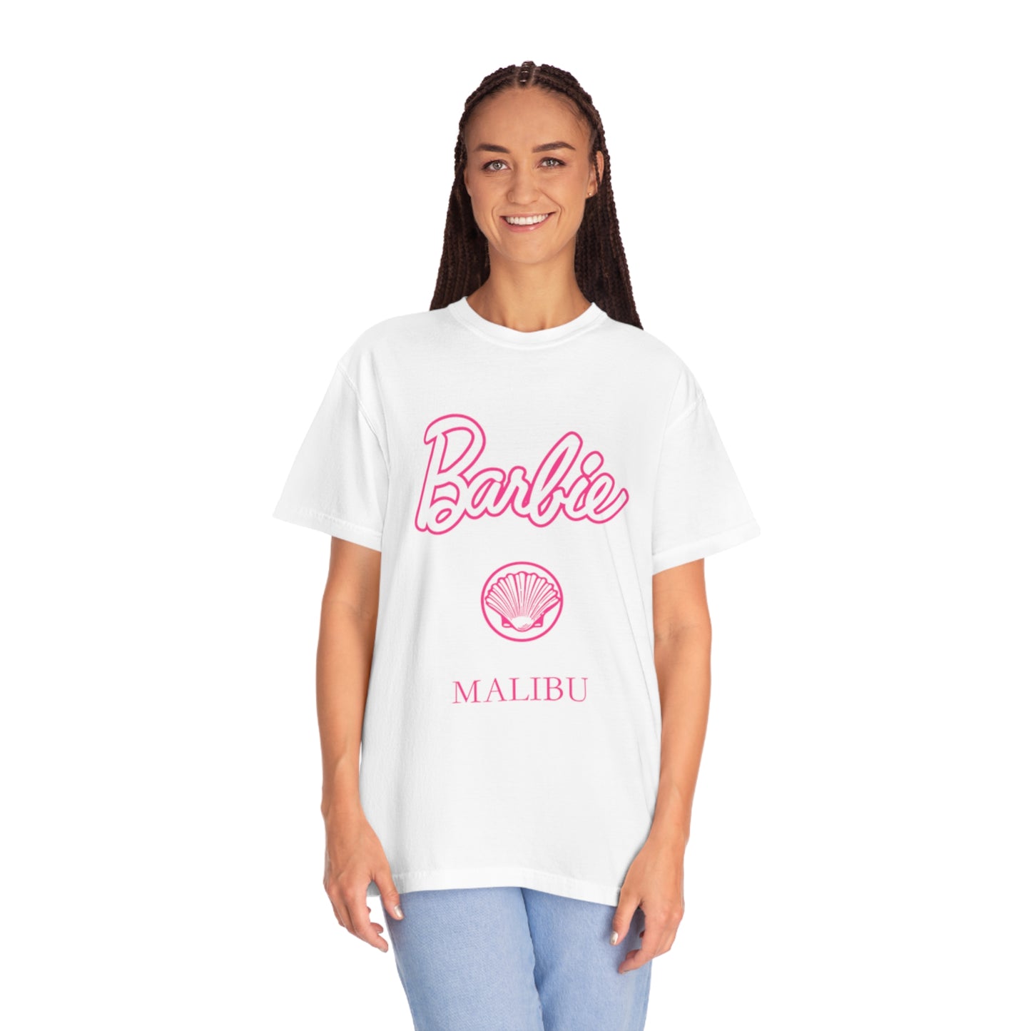 Malibu Barbie Comfort Colors Unisex Tee, Malibu Barbie, Barbie, Unisex Garment-Dyed T-shirt, Women Barbie, Free Shipping