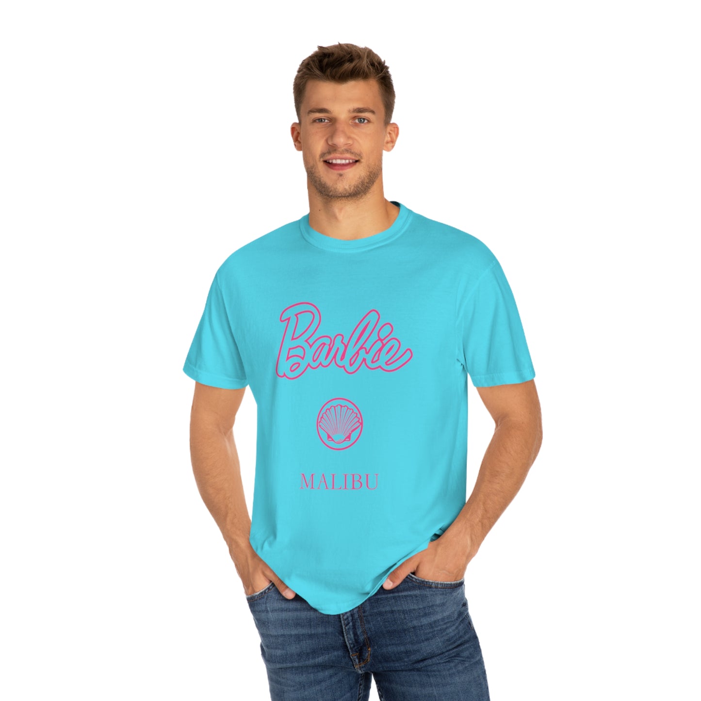 Malibu Barbie Comfort Colors Unisex Tee, Malibu Barbie, Barbie, Unisex Garment-Dyed T-shirt, Women Barbie, Free Shipping