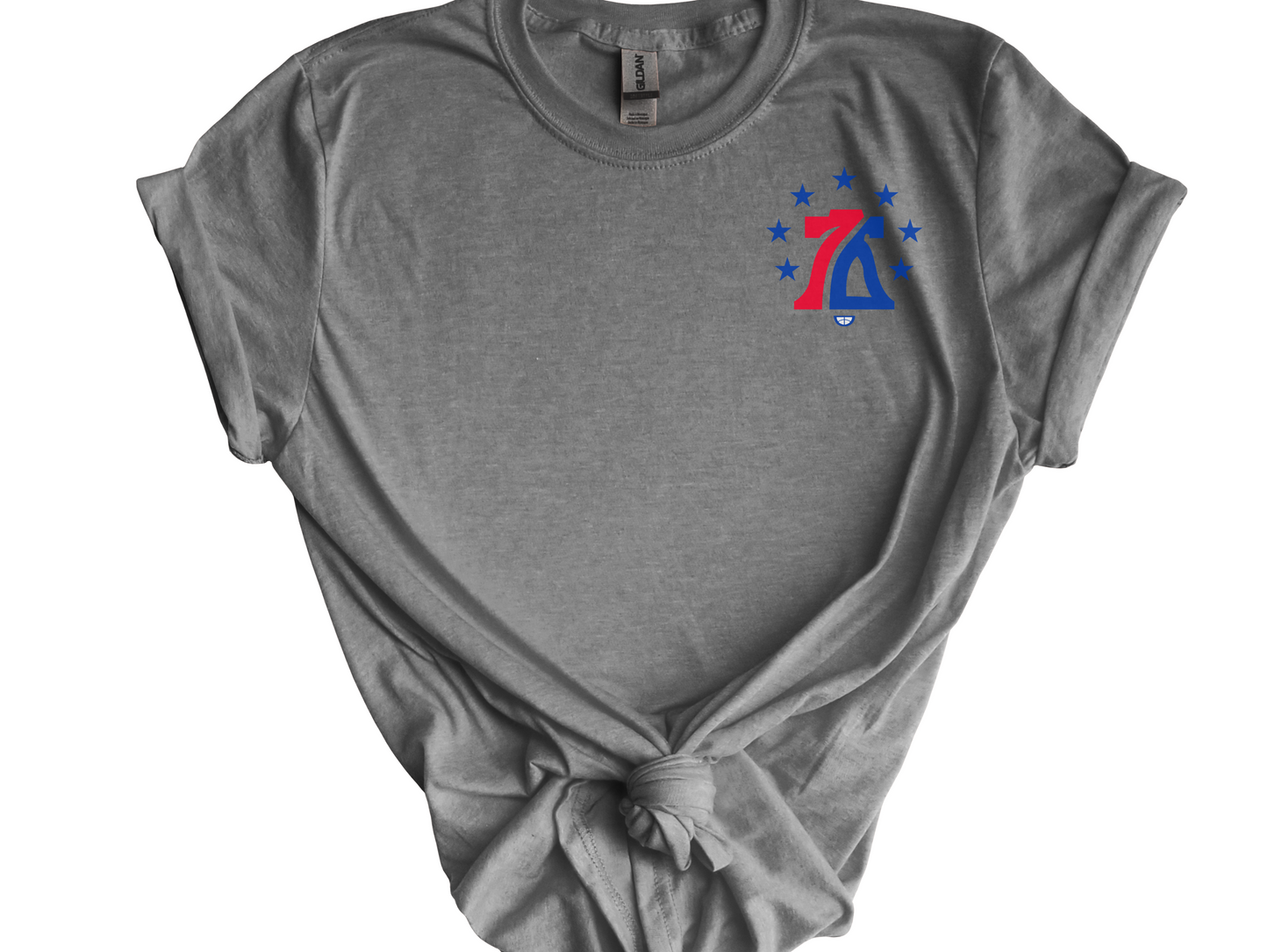 Philadelphia 76ers Corner Logo Shirt, Sixers Crewneck Sweatshirt, Hoodie Sweatshirt for Her and Him, Unisex Apparel