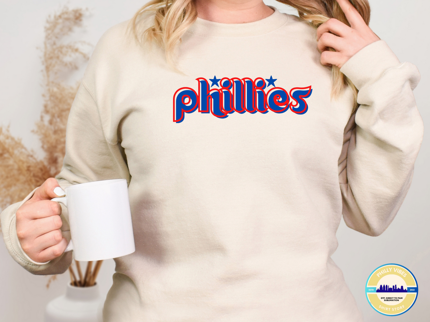 Philadelphia Phillies Trendy Blue and White Team Name Logo Unisex TShirt, Shirts for Women, Shirts for Men