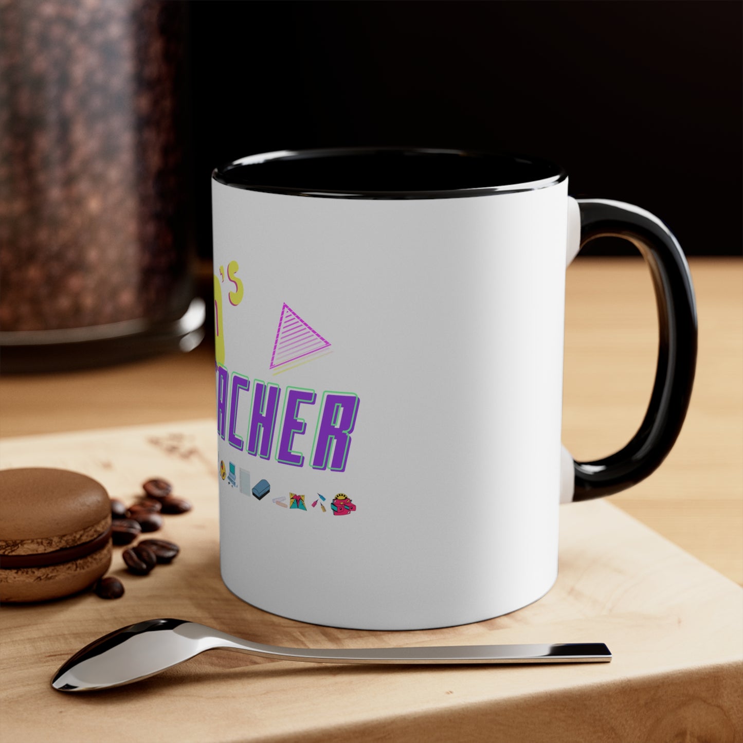 90s Teacher Accent Coffee Mug, 11oz, Free shipping