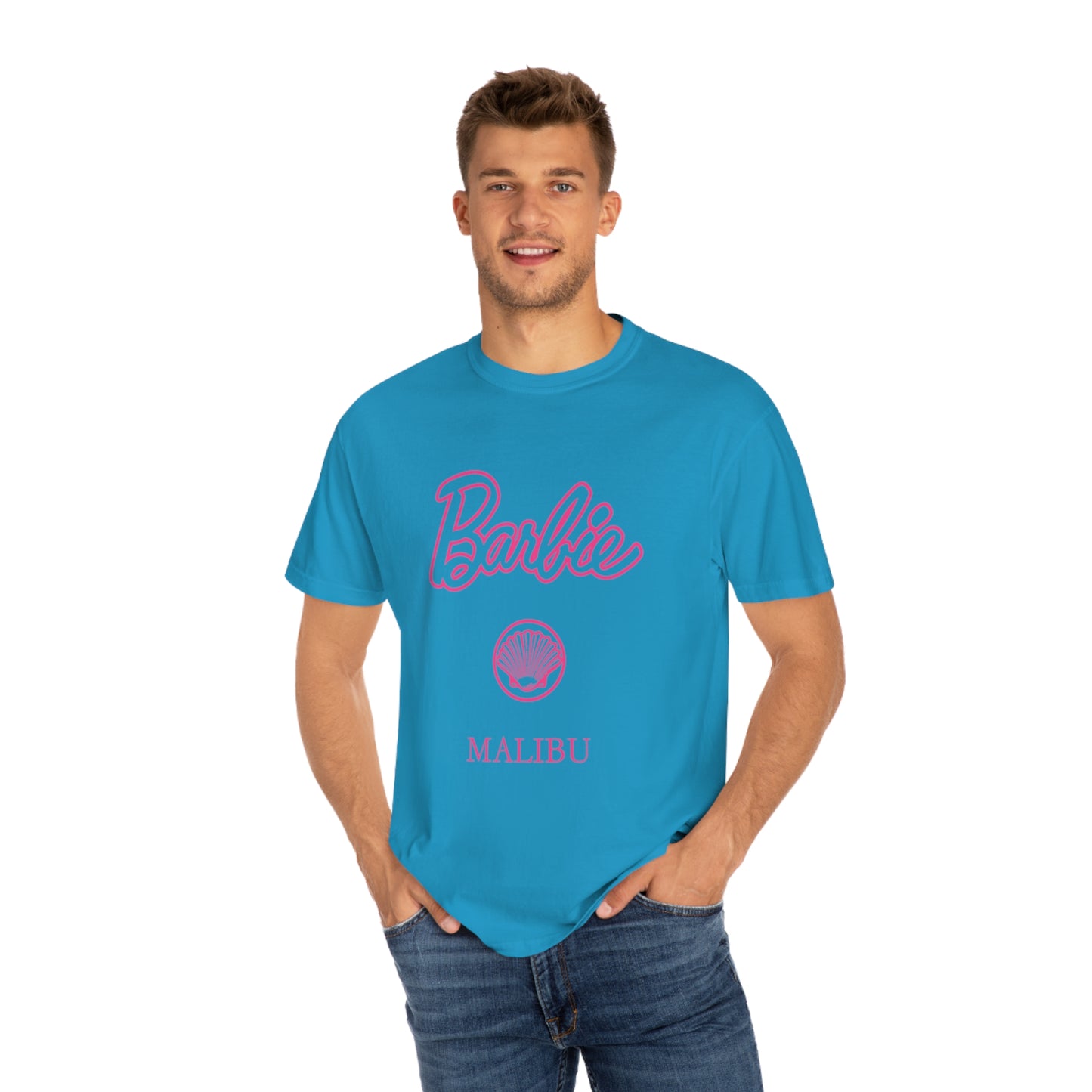 Malibu Barbie Comfort Colors Unisex Tee, Malibu Barbie, Barbie, Unisex Garment-Dyed T-shirt, Women Barbie, Free Shipping