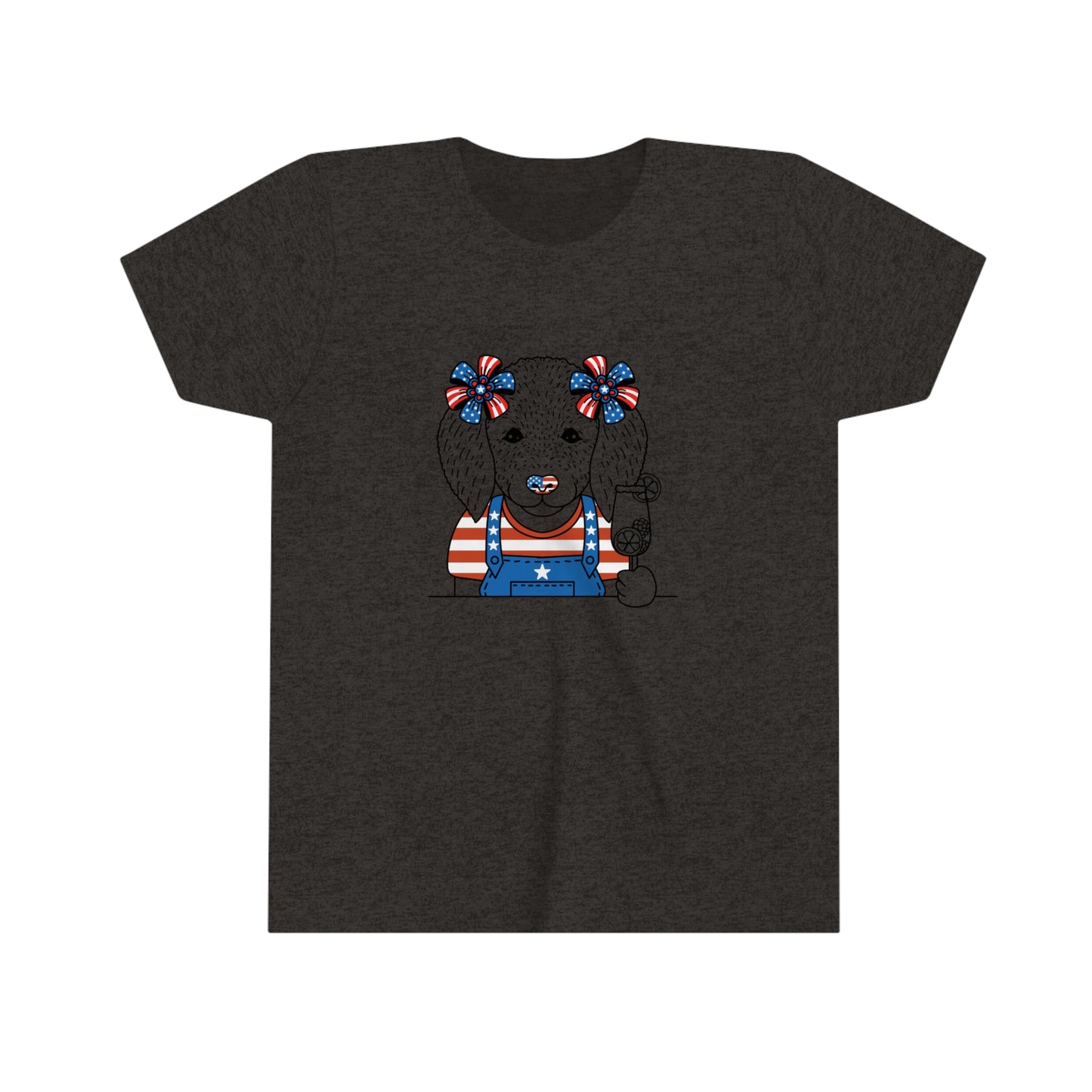 4th of July American Patriotic Youth Short Sleeve Tee