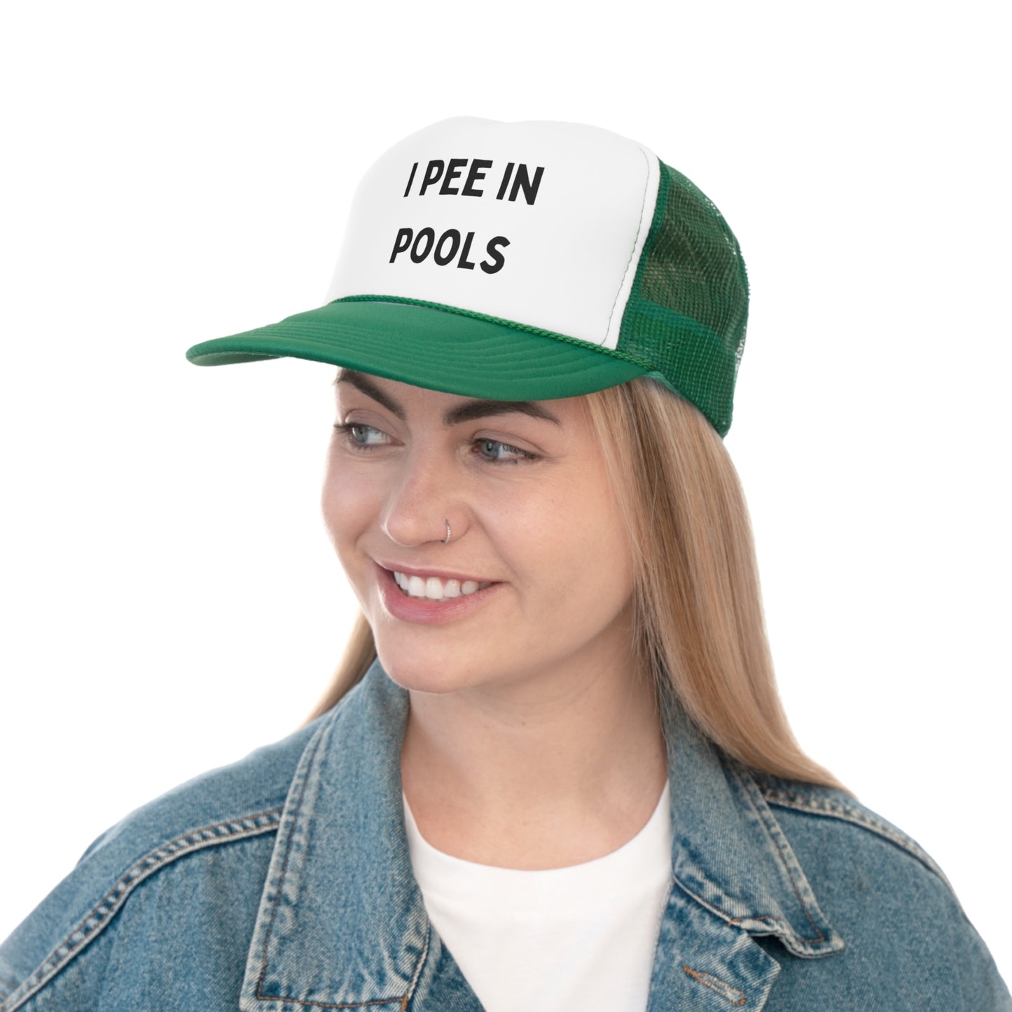 I Pee in Pools Funny Summer Hat Trucker Caps, Free Shipping